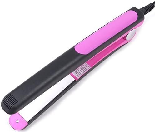 Ceramic Fashion &amp; Portable Hair Straightener Straight Hair Machine Electric Hair Clips (Light Purple)