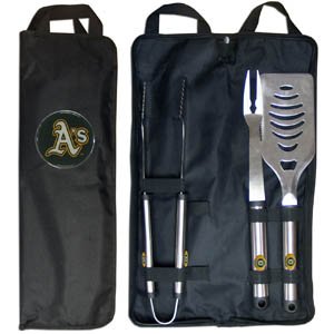 Oakland Athletics Grill BBQ Set w/Bag