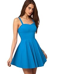Sexy Summer Above the Knee Sleeveless Cotton Backless Illusion Prom Dress/Party Dress/Mini Dress 