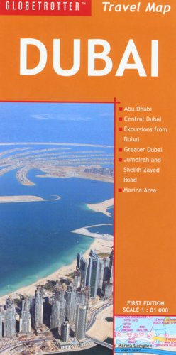 Travel Map Dubai (Globetrotter Travel Map)