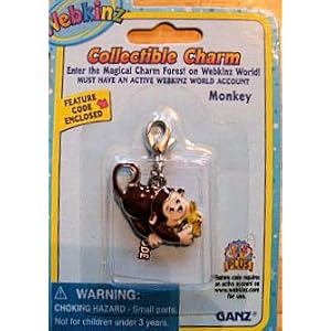 Webkinz Monkey Charm Webkinz Monkey Charm