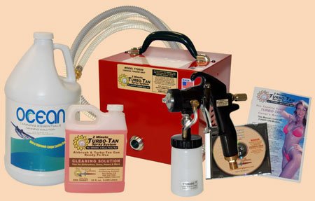 SUNLESS 2 MINUTE TURBINE SPRAY TANNING/TAN DHA-Airbrush