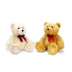 Deluxe Harry The Cuddly Teddy Bear 35 cm Brown or White (only one supplied)- Great Gift Idea for Xmas
