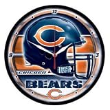 Chicago Bears NFL Round Wall Clock