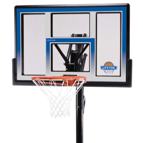 Lifetime 90020 Height Adjustable In Ground Basketball System, 48 Inch