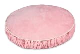 Petmate Round Suede Bed, Pampered Pink, 27 Inches