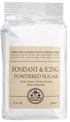 India Tree Fondant and Icing Sugar, 12-Ounces (Pack of 4)