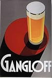 Biere Gangloff by Anonyme. Art Print Poster 20 inches width by 28 inches height. Highest Quality Art Poster Print
