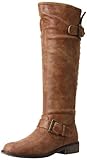 Madden Girl Women's Cactuss Boot,Cognac Paris,7 M US