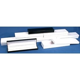 6 Bracelet Boxes Black Leather Showcase Gift Display