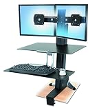UPC 698833022186 product image for Ergotron 33-349-200 WorkFit-S Dual with Worksurface+ | upcitemdb.com
