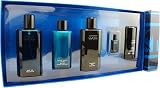 Cool Water By Davidoff For Men. Set-edt Spray 4.2-Ounces & Aftershave Balm 2.5-Ounces & Shower Gel 6.7-Ounces & Deodorant Stick 2.4-Ounces & Eau De Toilette .17-Ounces Mini