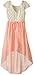 Ruby Rox Big Girls' Crochet Bodice High Low Dress