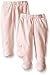 Burt's Bees Baby Baby Girls' 2 pack Footed Pant w /Elastic - Solid Blossom