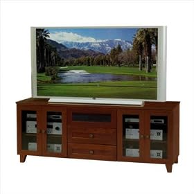 Furnitech 70 inch Shaker Console - (Dark Cherry Finish)