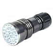 Neiko Super-Bright 21-LED Aluminum Flashlight, Gunmetal Silver