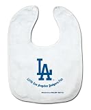 MLB Los Angeles Dodgers White Snap Bib with Team Logo