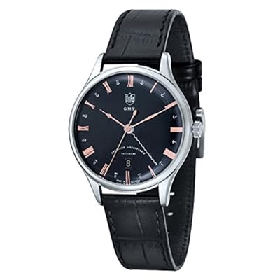 DUFA　ドゥッファ　Weimar　GMT　ドイツ製　腕時計 DF-9006-01