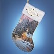 Pack of 6 Thomas Kinkade Peace on Earth Christmas Stockings 18"