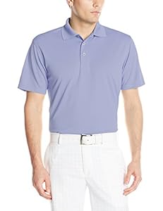 PGA TOUR Golf Air Flux Short-Sleeve Solid Polo Shirt, Thistle Down, X-Large