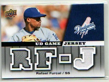 2009 Upper Deck Rafael Furcal Game Used Jersey Baseball Card