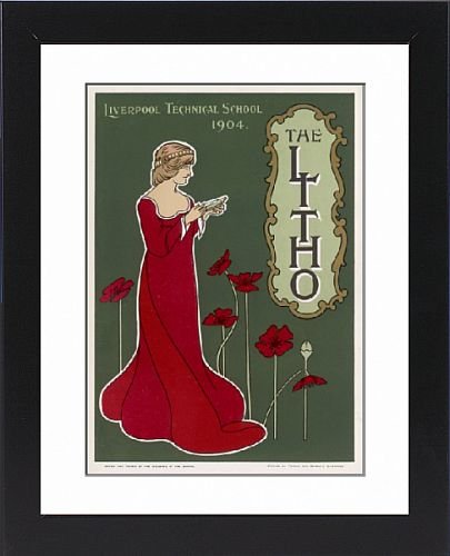 Framed Prints of Art Nouveau Lady 19 from Mary Evans
