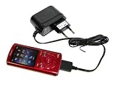 Produkt-Bild: 230V Netzteil f&uuml;r Sony MP3 Player mit WM-PORT: Ladeger&auml;t f&uuml;r die Steckdose 110 - 240 Volt f&uuml;r zB NWZ-S545 NWZ-E444K E445 S544 NWZ-X1050 NWZ-S545 E-Serie* ... schwarz