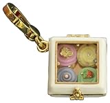Juicy Couture Box of Cupcakes Charm Gold New