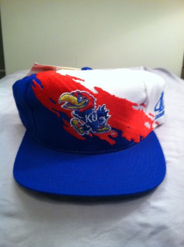 Kansas Jayhawks Original Paintsplash Snapback Hat