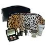 LANCOME LEOPARD HAND BAG 8 PIECE SET