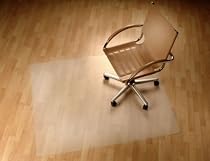 Floordirekt PP - 6 Größen zur Wahl - Budget Bodenschutzmatte semitransparent mit TÜV für Hartböden