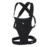 Belle Baby Organic Carriers with Head Support, Organic Black