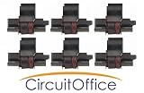Compatible Seiko IR-40T Black / Red Ink Rollers , Works for VICTOR 1297, VICTOR PD1245, VIKING VPR42