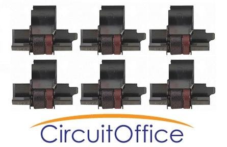 Compatible Seiko IR-40T Black / Red Ink Rollers , Works for CASIO HR150LCS, CASIO HR150LSPLUS, CASIO HR150TE, CASIO HR150TEPlus On Sale