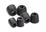 Comply TX-100 Series Foam Tips (Black, 3 Pairs, S/M/L)