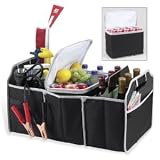 EZ Storage Solutions Trunk Organizer & Cooler, Fully Collapsible and Portable 