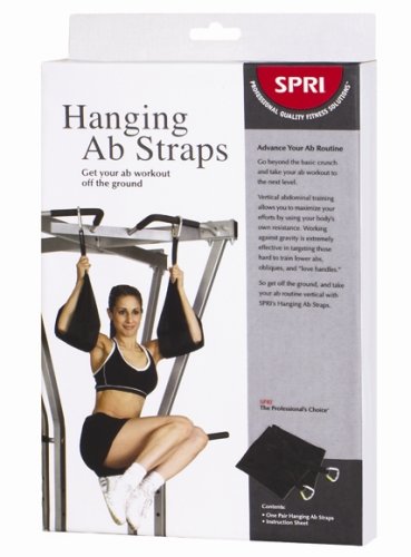 SPRI 8-Inch Hanging Ab Straps