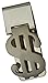 MARSHAL Dollar Sign Design Stainless Steel Money Clip
