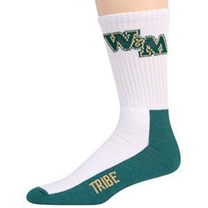 William & Mary Tribe Youth Tri-Color Team Logo Tall Socks