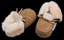 SHEEPSKIN BABY BOOTIE WITH LACE TIE