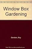 Window box gardening
