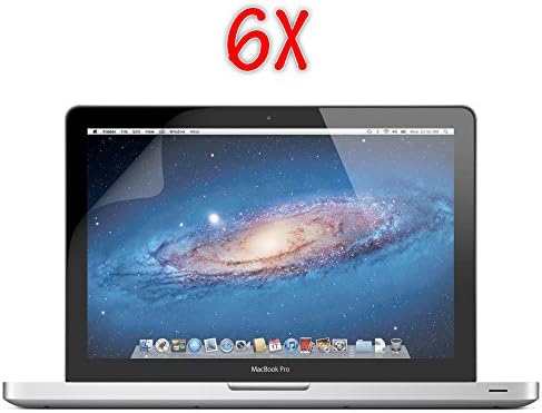 6 Pack Anti-glare LCD Screen Protector Film Guard for Apple Macbook Pro 13.3 Inch