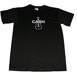 Buy Johnny Cash Guitar 80's Retro Vintage T-Shirts White Printing (Adult - Multiple Sizes and... by Kendall Drive T-Shirts