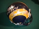 ERIC DICKERSON SIGNED AUTOGRAPHED ST LOUIS RAMS MINI HELMET COA + HOLOGRAM