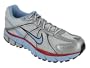Nike Women's NIKE AIR PEGASUS+ 25 WOMEN'S RUNNING SHOES 8 (WHT/ICE BLUE/MET SILV/SPRT RED)