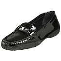Geox Women's Winter Grin Flat,Black,37 EU (US Women's 7 M)