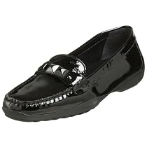 Geox Women's Winter Grin Flat,Black,39 EU (US Women's 9 M)