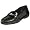 Geox Women's Winter Grin Flat,Black,39 EU (US Women's 9 M)