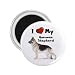 I Love My German Shepherd Refrigerator Magnet