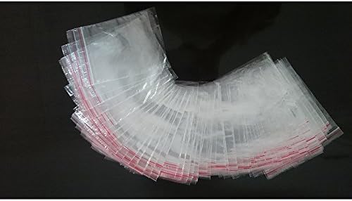 500Pcs 1.57"X2.36" 4CM X 6CM Jewelry Reclosable Plastic Zip lock Ziplock PP Bag